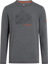 Longsleeve He.-Langarmshirt Harino II M MELANGE/GREY DARK
