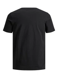 Jack & Jones T-Shirt JJEORGANIC BASIC TEE SS O-NECK NOOS Schwarz/Dunkelgrau