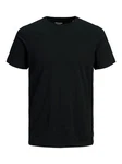 Jack & Jones T-Shirt JJEORGANIC BASIC TEE SS O-NECK NOOS Schwarz/Dunkelgrau
