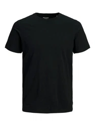 Jack & Jones T-Shirt JJEORGANIC BASIC TEE SS O-NECK NOOS Schwarz/Dunkelgrau