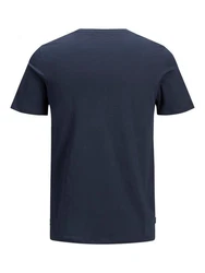Jack & Jones T-Shirt JJEORGANIC BASIC TEE SS O-NECK NOOS Dunkelblau