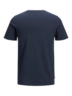 Jack & Jones T-Shirt JJEORGANIC BASIC TEE SS O-NECK NOOS Dunkelblau
