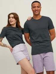 Jack & Jones T-Shirt JJEORGANIC BASIC TEE SS O-NECK NOOS Dunkelgrün/Grün/Dunkelgrau