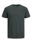 Jack & Jones T-Shirt JJEORGANIC BASIC TEE SS O-NECK NOOS Dunkelgrün/Grün/Dunkelgrau