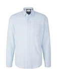 TOM TAILOR Hemd T-Shirt Hellblau/Blau