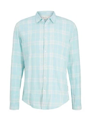 TOM TAILOR Hemd und T-Shirt Denim Hellblau/Türkis