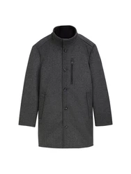 TOM TAILOR Jacke Dunkelgrau/Grau/Hellgrau