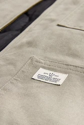 Next Hemdjacke mit durchgehendem RV Khaki/Beige
