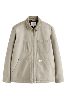 Next Hemdjacke mit durchgehendem RV