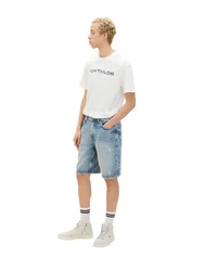 TOM TAILOR Shorts Blau/Hellblau