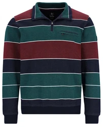 Hajo Sweatshirt mit Troyerkragen Stay Fresh 