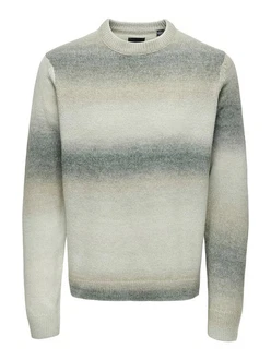 ONLY & SONS Strickpullover ONSTIMBER REG 5 SPRAY CREW KNIT ONLY & SONS Strickpullover ONSTIMBER REG 5 SPRAY CREW KNIT