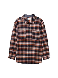 TOM TAILOR T-Shirt Rot/Braun/Orange/Hellblau