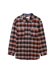 TOM TAILOR T-Shirt Rot/Braun/Orange/Hellblau