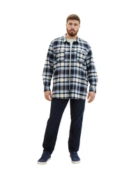 TOM TAILOR T-Shirt Blau/Dunkelblau/Hellblau