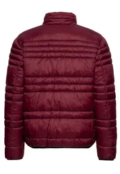 Oklahoma Jeans Steppjacke mit Stehkragen Dunkelrot/Bordeaux