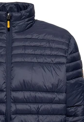 Oklahoma Jeans Steppjacke mit Stehkragen Dunkelblau