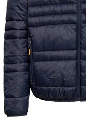 Oklahoma Jeans Steppjacke mit Stehkragen Dunkelblau