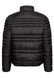 Oklahoma Jeans Steppjacke mit Stehkragen Schwarz/Braun