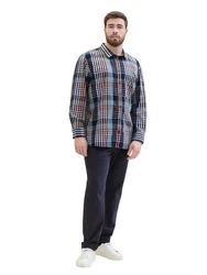TOM TAILOR T-Shirt Grau/Blau/Hellblau