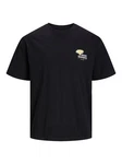 ONLY T-Shirt Dunkelblau/Schwarz