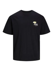 ONLY T-Shirt Dunkelblau/Schwarz