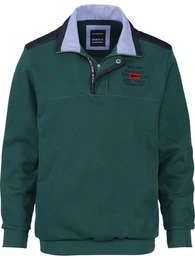 Sweatshirt BELLAVUNTO mit Brust-Stickerei