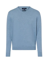 Andrew James Strickpullover Blau/Hellblau
