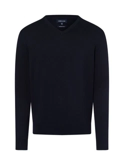 Andrew James Strickpullover Dunkelblau