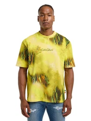 CARLO COLUCCI T-Shirt D'Inezo Neonfarben/Grün/Gelb