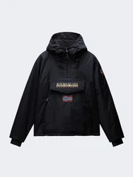 Napapijri Jacke Rainforest Schwarz/Dunkelblau