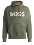 BOSS ORANGE Hoodie Webasic_hood Dunkelgrün/Grün/Braun