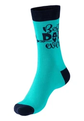 Apollo Socken Geschenkbox (3er Pack) Super-Dad oder Best Dad verschiedenfarbig
