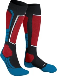 FALKE Skisocken FALKE SK2 Blau/Rot/Mischfarben/Grau