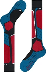 FALKE Skisocken FALKE SK2 Blau/Rot/Mischfarben/Grau