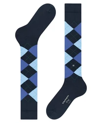 Burlington Kniestrümpfe King Ganzjahresqualität Blau/Dunkelblau/Hellblau