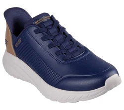 Skechers BOBS SQUAD CHAOS HEEL PREFERRED Slip-On Sneaker Blau/Hellblau/Dunkelblau/Pastell