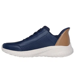 Skechers BOBS SQUAD CHAOS HEEL PREFERRED Slip-On Sneaker Blau/Hellblau/Dunkelblau/Pastell