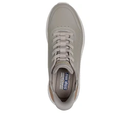 Skechers BOBS SQUAD CHAOS HEEL PREFERRED Slip-On Sneaker Beige/Braun/Khaki/Grau