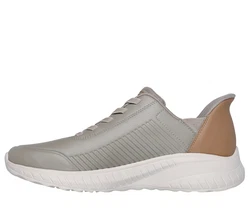 Skechers BOBS SQUAD CHAOS HEEL PREFERRED Slip-On Sneaker Beige/Braun/Khaki/Grau
