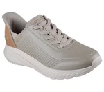 Skechers BOBS SQUAD CHAOS HEEL PREFERRED Slip-On Sneaker Beige/Braun/Khaki/Grau