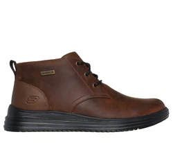 Skechers PROVEN CONKLIN Winterstiefel Braun/Dunkelbraun/Beige