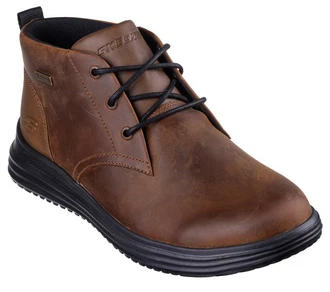 Skechers PROVEN CONKLIN Winterstiefel Braun/Dunkelbraun/Beige