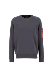 Alpha Industries Sweatshirt X-Fit Sweat Dunkelgrau/Dunkelblau/Hellgrau/Grau