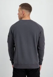 Alpha Industries Sweatshirt X-Fit Sweat Dunkelgrau/Dunkelblau/Hellgrau/Grau