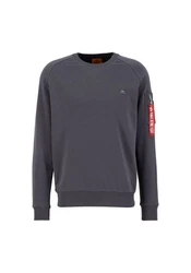 Alpha Industries Sweatshirt X-Fit Sweat Dunkelgrau/Dunkelblau/Hellgrau/Grau