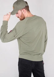 Alpha Industries Sweatshirt X-Fit Sweat Dunkelgrün/Grün/Khaki