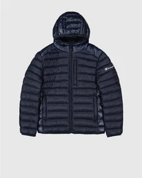 Champion Steppjacke Hooded Jacket Dunkelblau/Blau/Hellblau