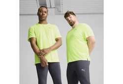 PUMA Laufshirt RUN FAVORITE VELOCITY T-SHIRT Herren Gelb/Grün/Neonfarben