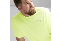 PUMA Laufshirt RUN FAVORITE VELOCITY T-SHIRT Herren Gelb/Grün/Neonfarben